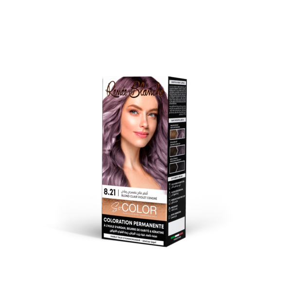 Blond Clair Violet Cendré 8.21